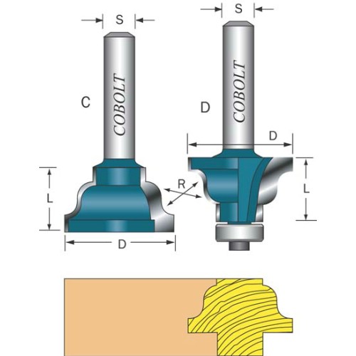 Spröjsfrässats COBOLT