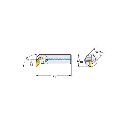 Svarvbom SANDVIK<br />Coroturn 111 SVUCR/L 93° Cyl