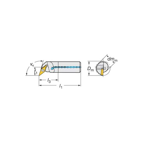 Svarvbom SANDVIK Coroturn 111 SVUCR/L 93° Cyl