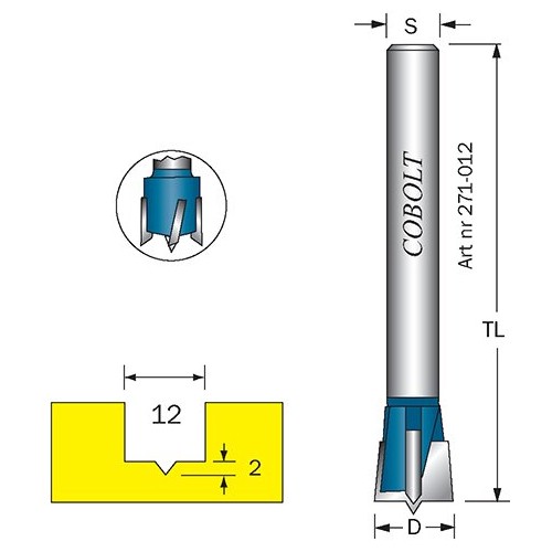 Kvistborr COBOLT HM