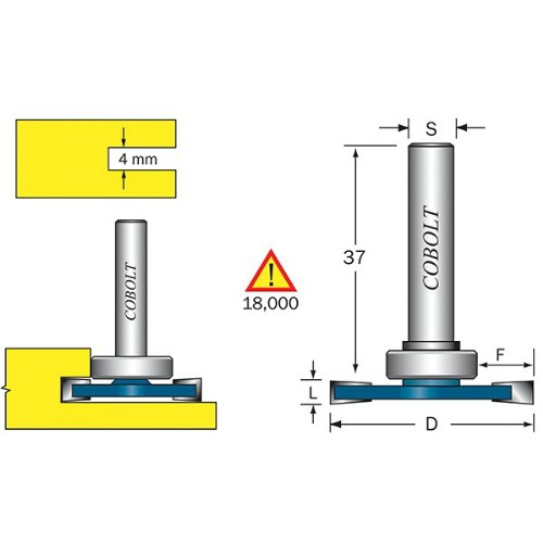Skivnotfräs COBOLT
