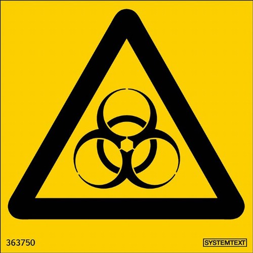 Skylt biologisk fara